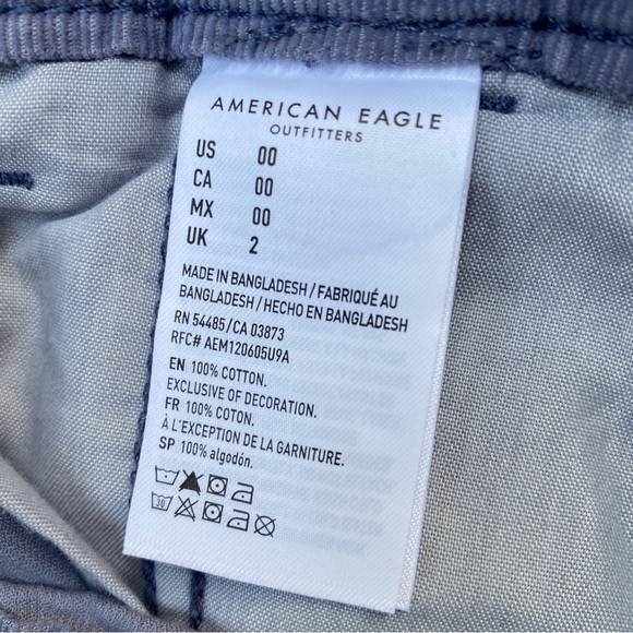 American Eagle Light Purple Corduroy Pastel Mom Short - Picture 12 of 13